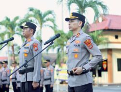AKBP Zaldy Resmi Pimpin Polres Lampung Tengah, Pedang Pora Warnai Pergantian