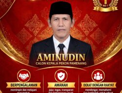 Aminudin Kembali Maju, Siap Lanjutkan Pembangunan Pamenang