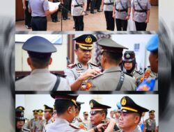 Tegaskan Komitmen Pengabdian! Kapolres Tulang Bawang Pimpin Sertijab Dua Kapolsek Dan Pelantikan Kasikeu